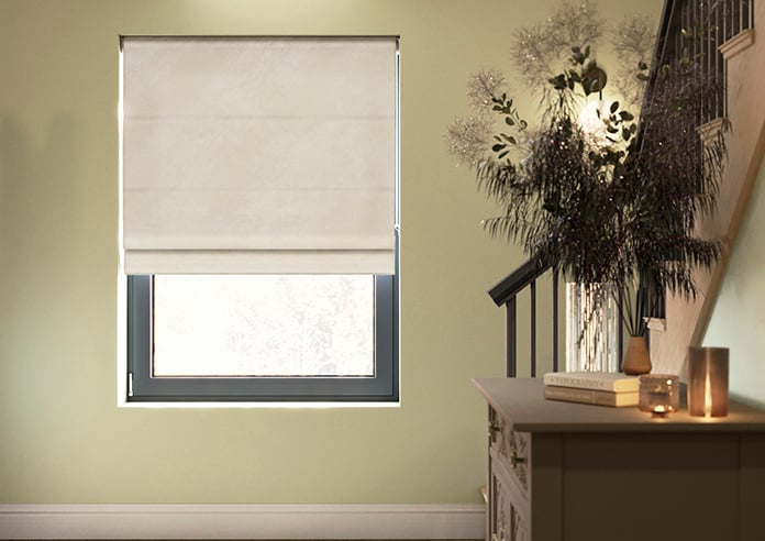 Odessa Velvet, Sesame - Twist&Fit Roman Blind - Image 3